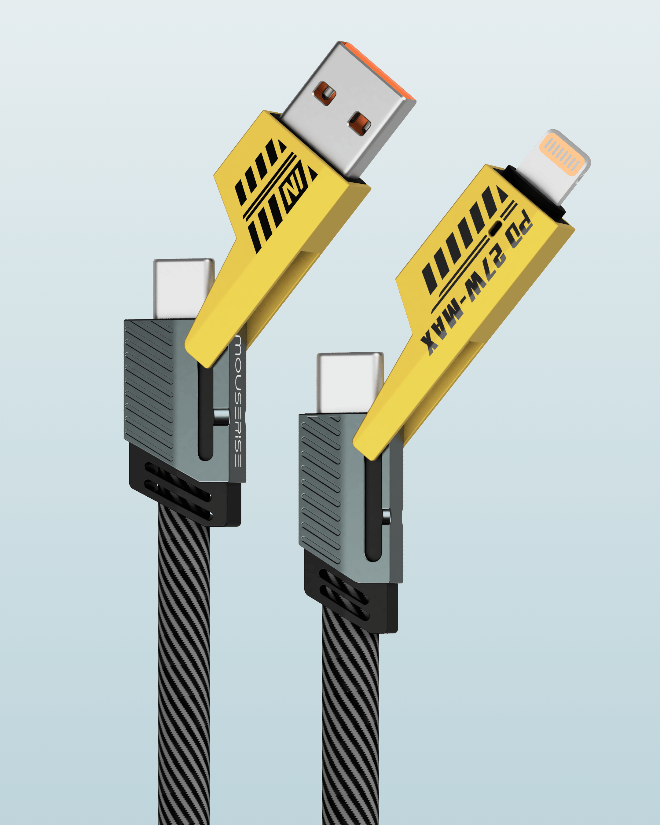 Velocity MAX4 65W 4 In 1 Braided Cable