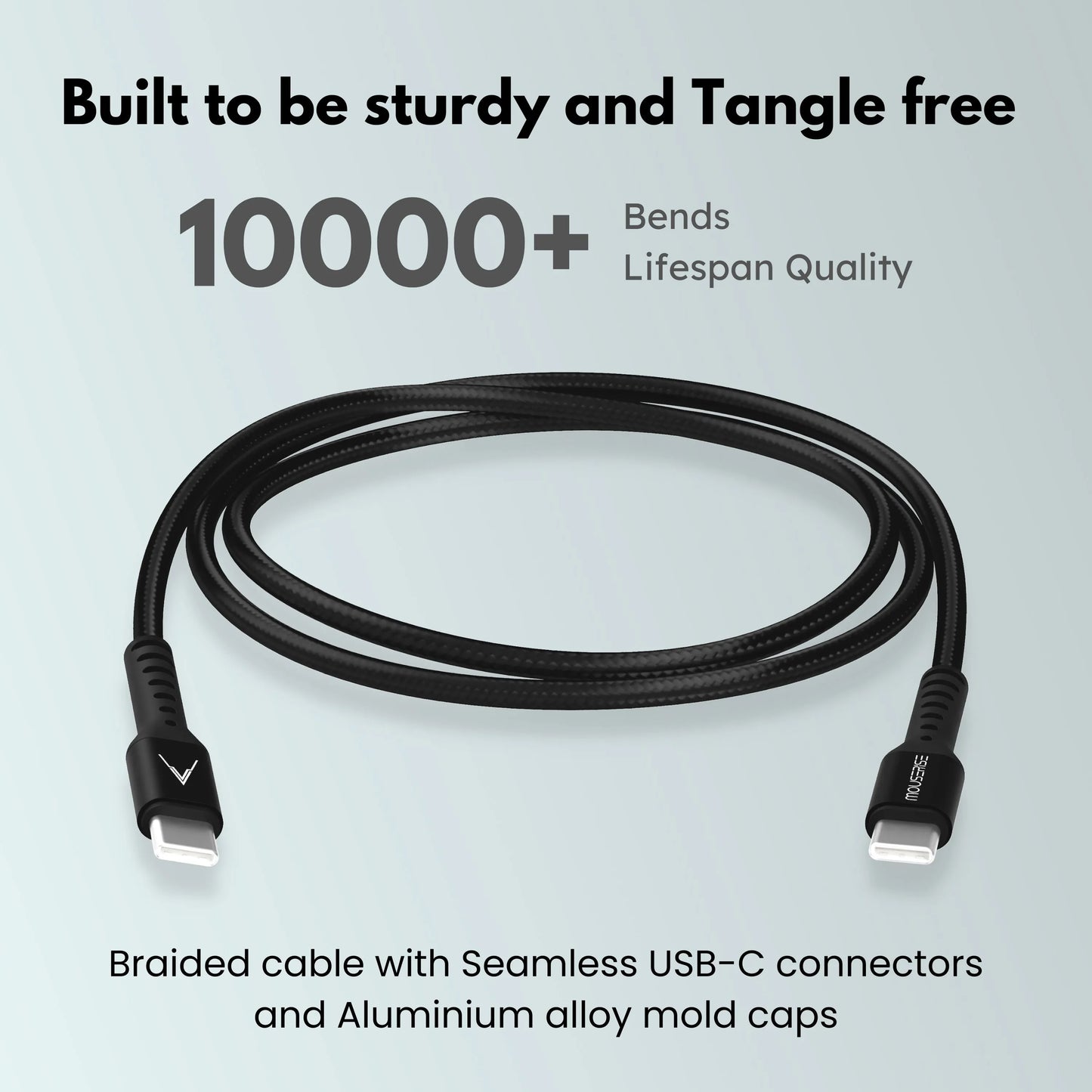 Velocity 60W USB-C to USB-C Cable