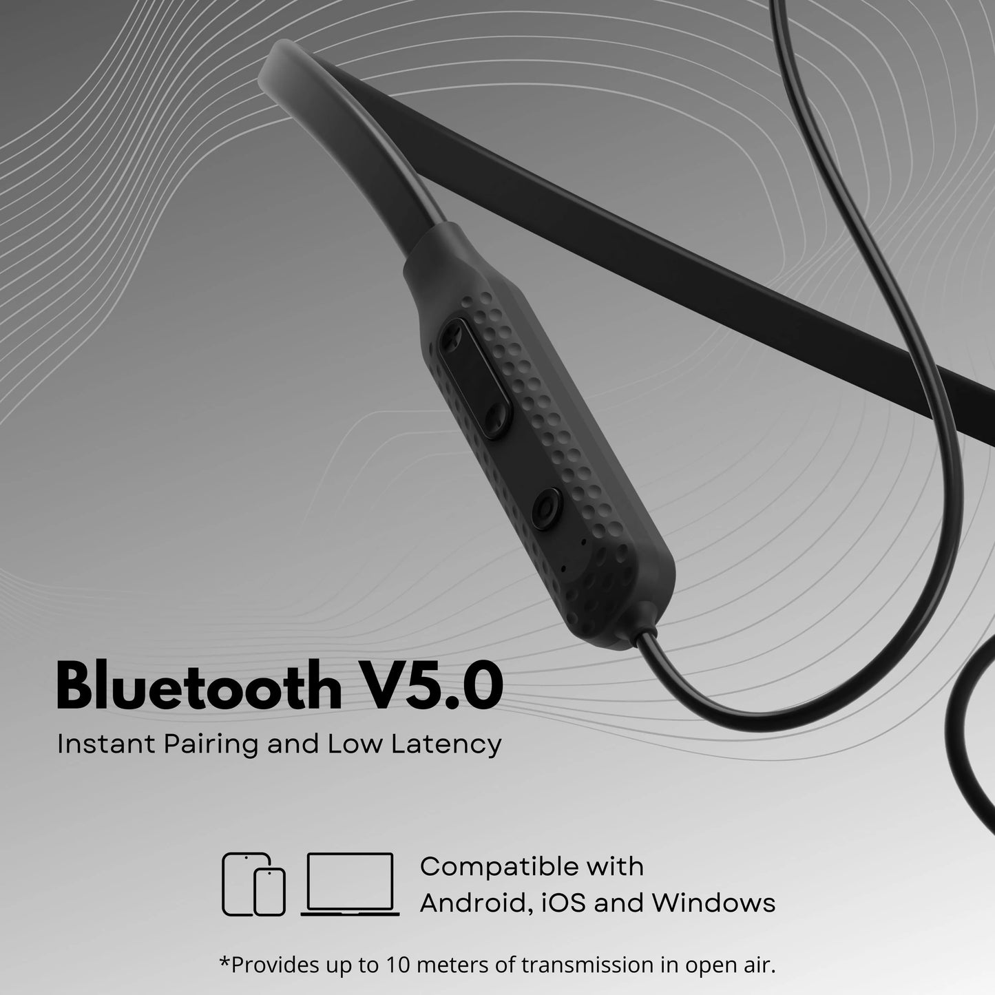 WAVE NB10 Bluetooth 5.0 Wireless Neckband