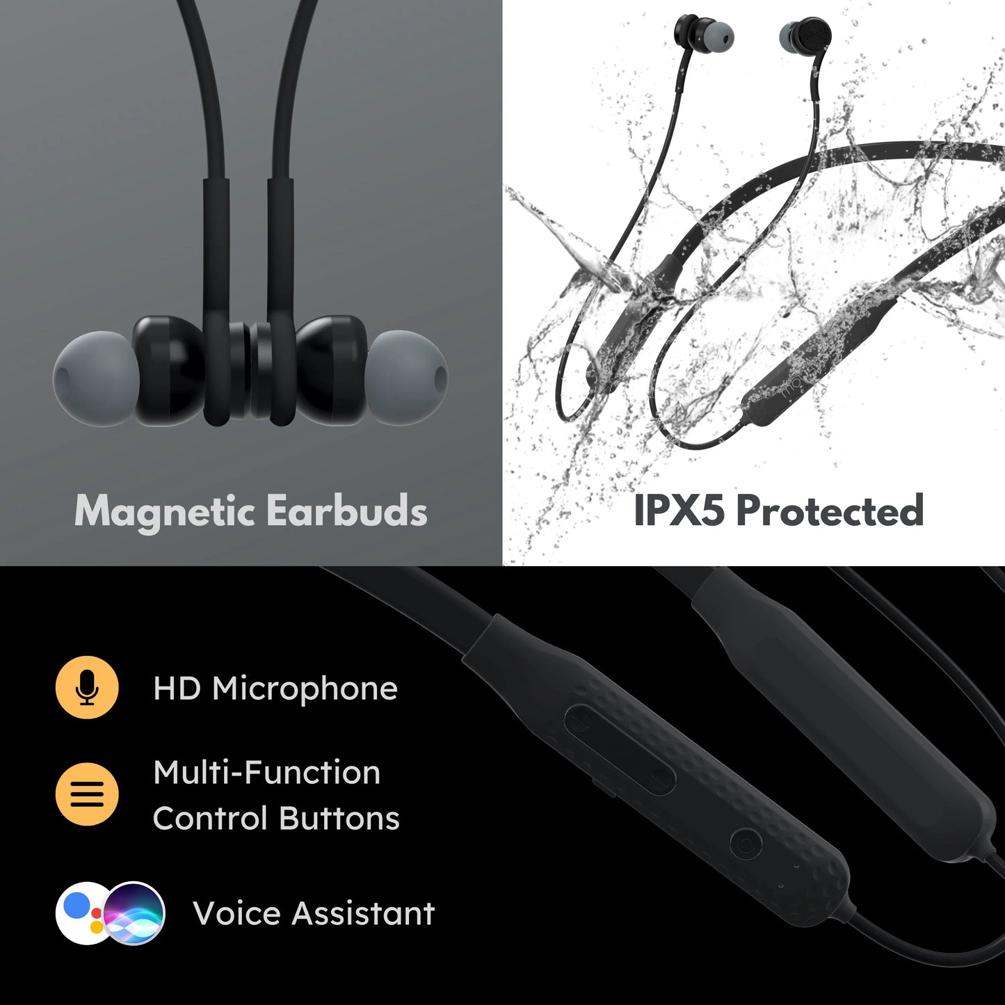 WAVE NB10 Bluetooth 5.0 Wireless Neckband