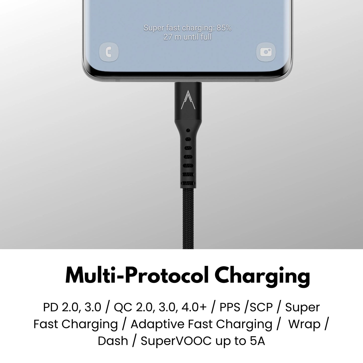 Velocity 100W E-Marked USB-C to USB-C Cable