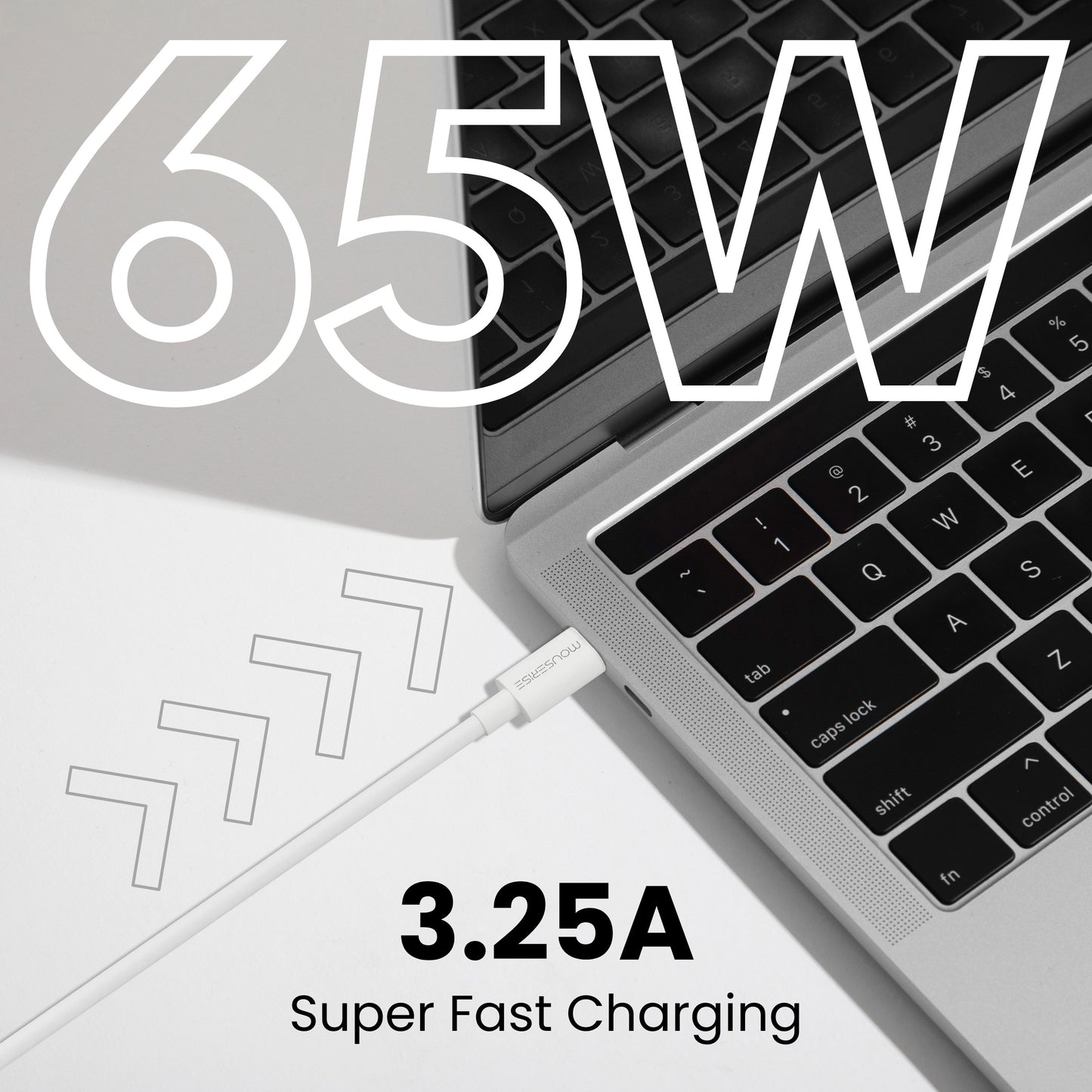 65W 3.25A USB-C to USB-C Cable
