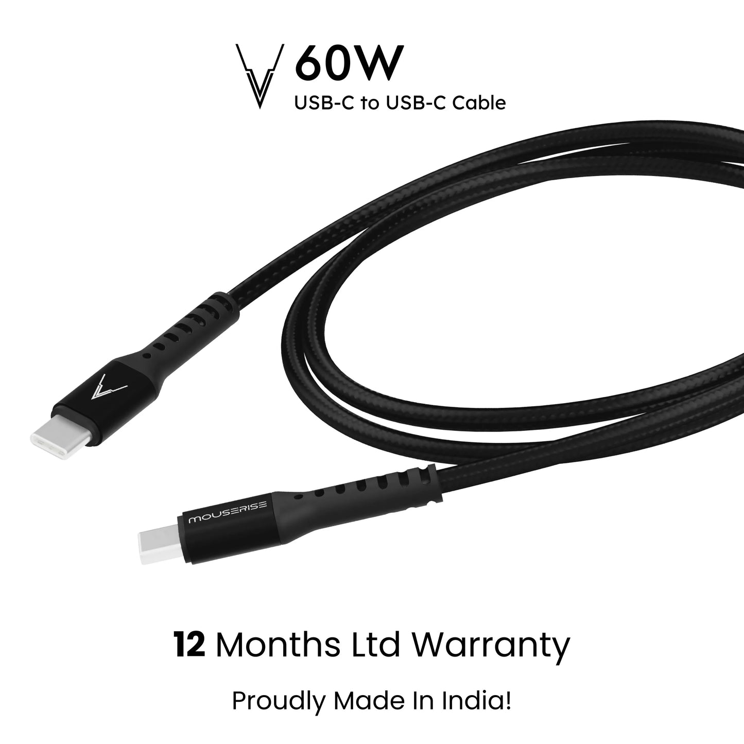 Velocity 60W USB-C to USB-C Cable